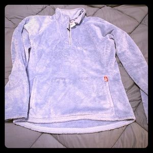 🌿2/$20 The North Face so soft blue 1/4 zip jacket
